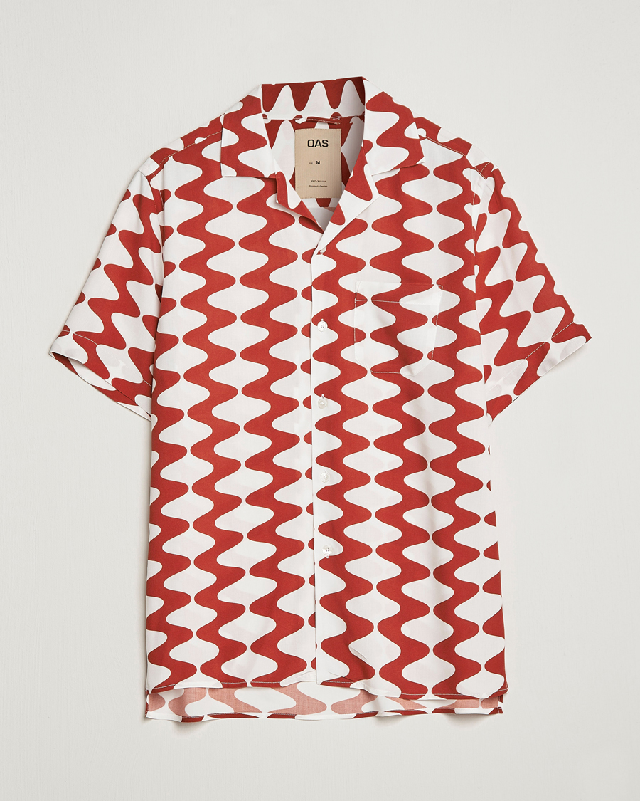Herr | Skjortor | OAS | Viscose Resort Short Sleeve Shirt Big Lauda