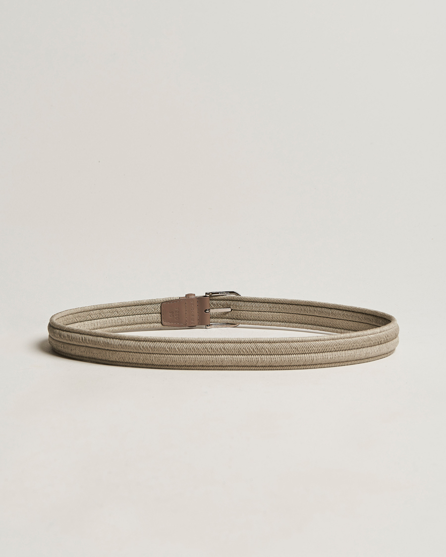 Herr | Orciani Elasticated Belt 3,5 cm Grey | Orciani | Elasticated Belt 3,5 cm Grey