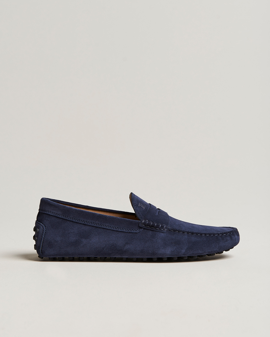 Herr | Tod's City Gommino Navy Suede | Tod's | City Gommino Navy Suede