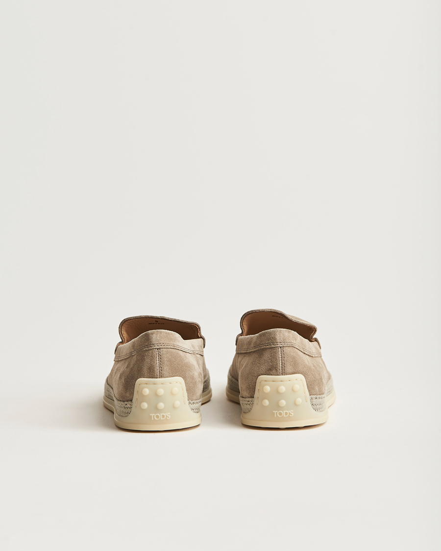 Herr | Tod's Raffia Loafers Taupe Suede | Tod's | Raffia Loafers Taupe Suede