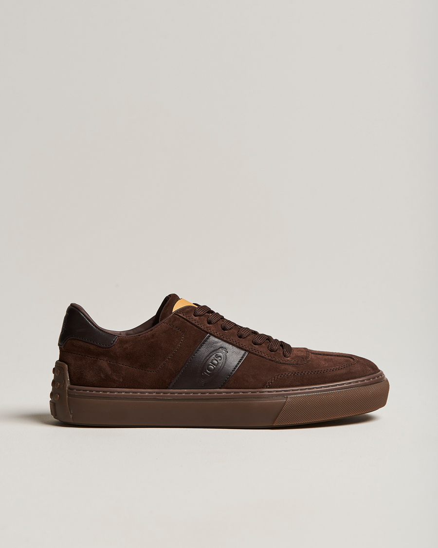 Herr | Tod's Cassetta Sneakers Dark Brown Suede | Tod's | Cassetta Sneakers Dark Brown Suede