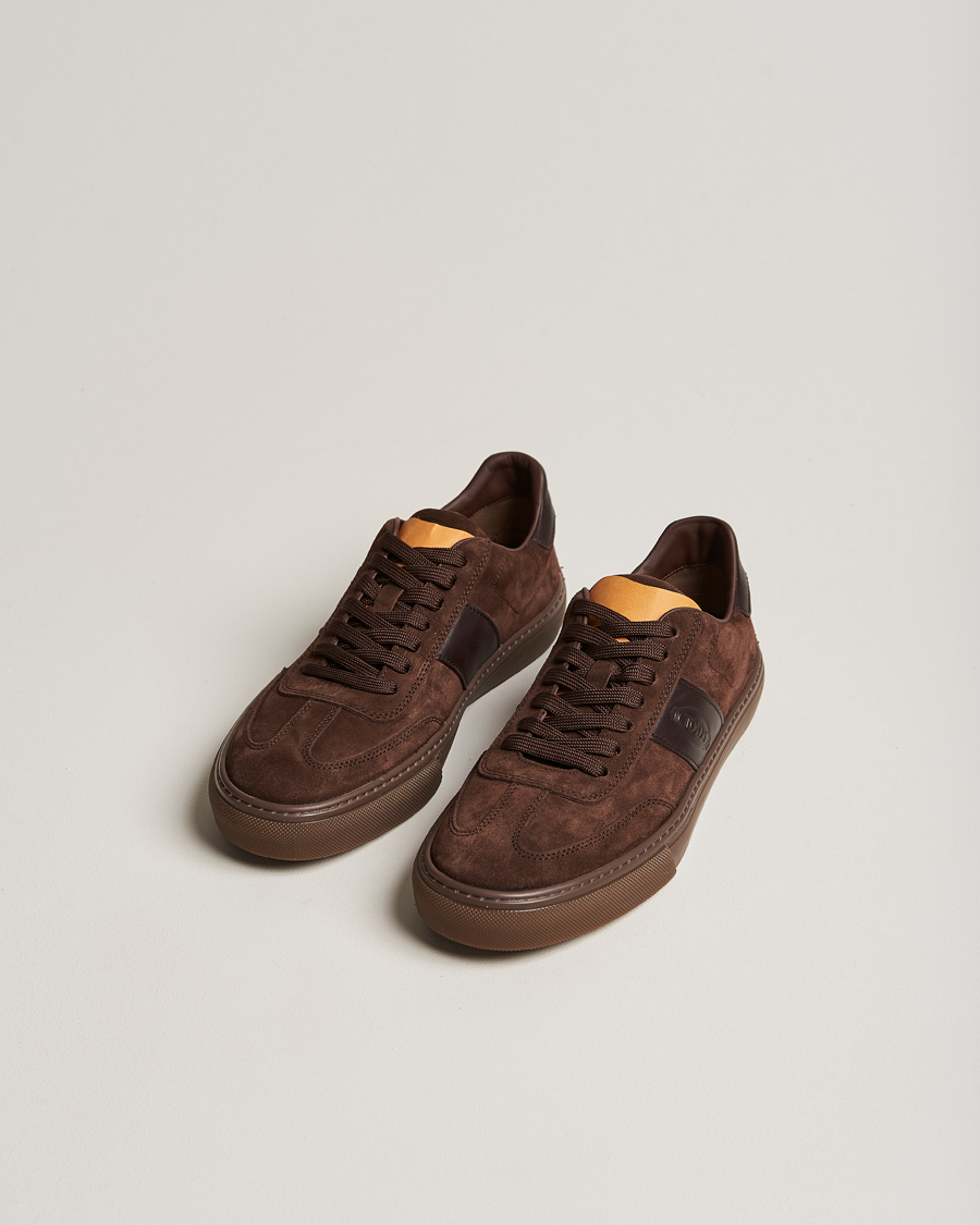 Herr | Tod's Cassetta Sneakers Dark Brown Suede | Tod's | Cassetta Sneakers Dark Brown Suede