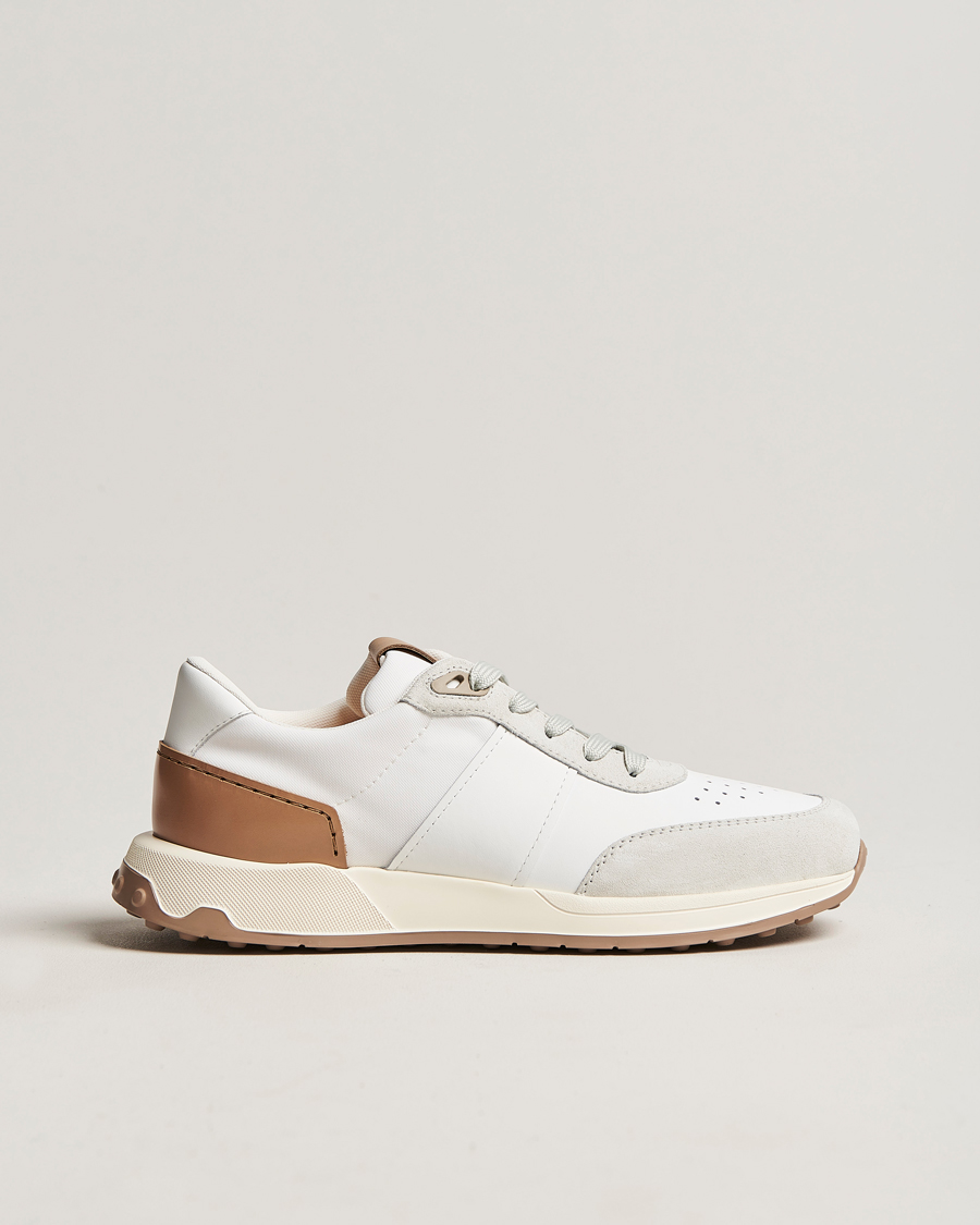 Herr | Tod's Luxury Running Sneakers White Calf | Tod's | Luxury Running Sneakers White Calf