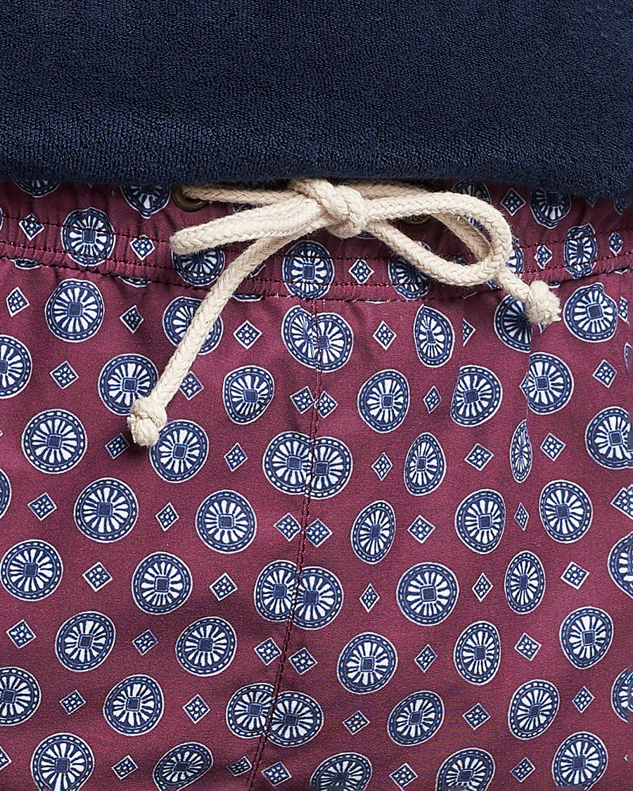 Herr | Badbyxor | Ripa Ripa | Printed Swimshorts Wine