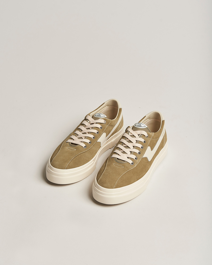 Herr | Stepney Workers Club Dellow S-Strike Suede Sneaker Moss/Ecru | Stepney Workers Club | Dellow S-Strike Suede Sneaker Moss/Ecru