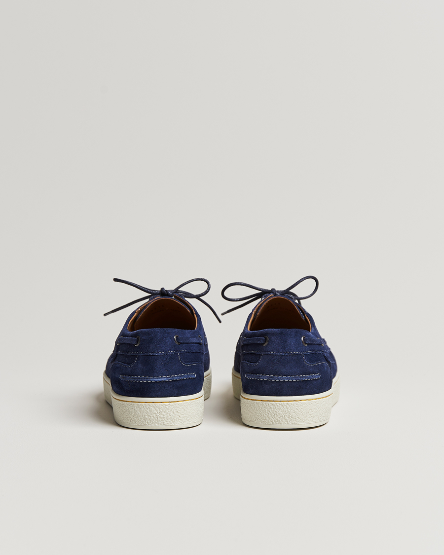 Herr | John Lobb Pier Boatshoe Sneakers Navy Suede | John Lobb | Pier Boatshoe Sneakers Navy Suede