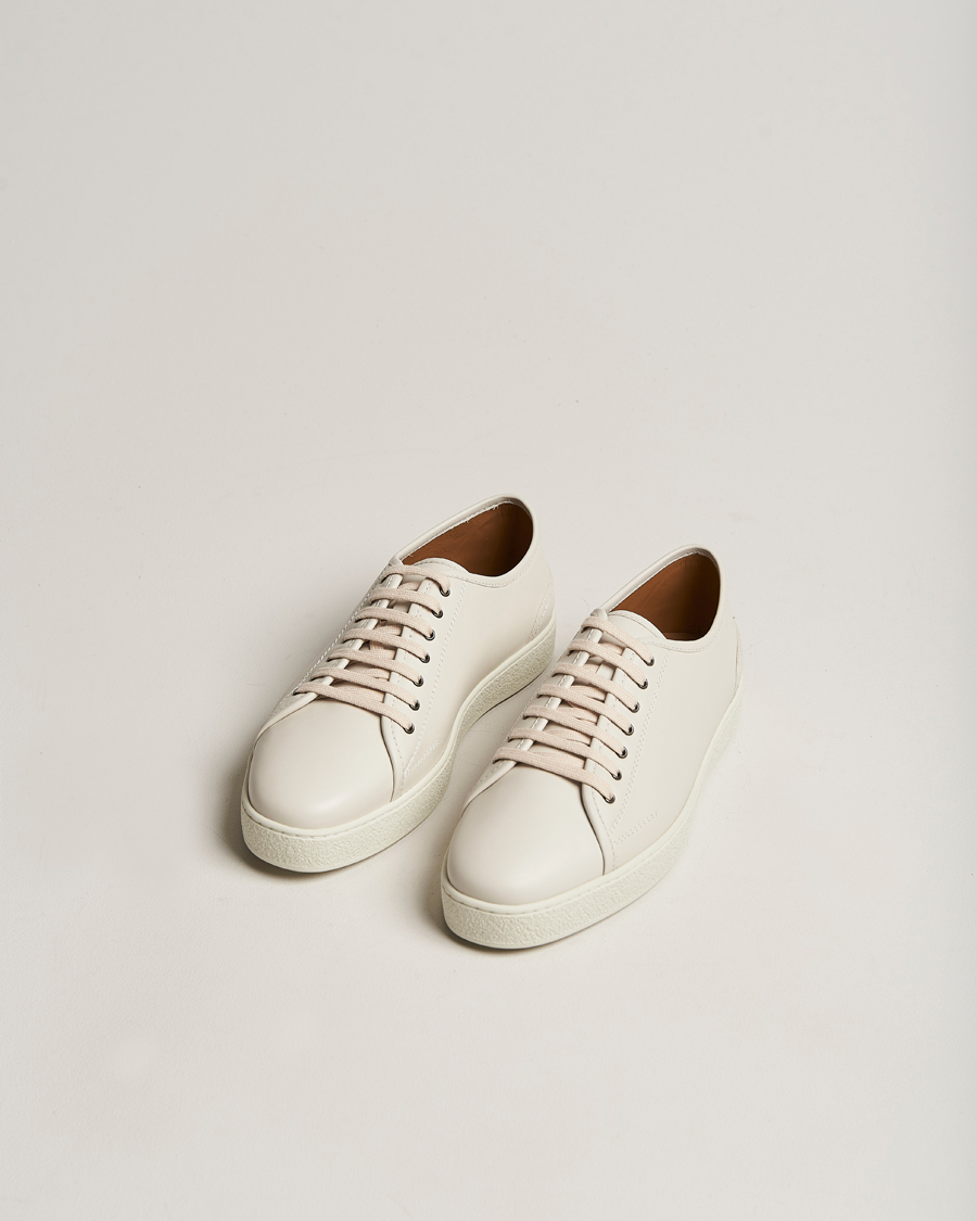 Herr | John Lobb Stockwell Sneakers White Calf | John Lobb | Stockwell Sneakers White Calf