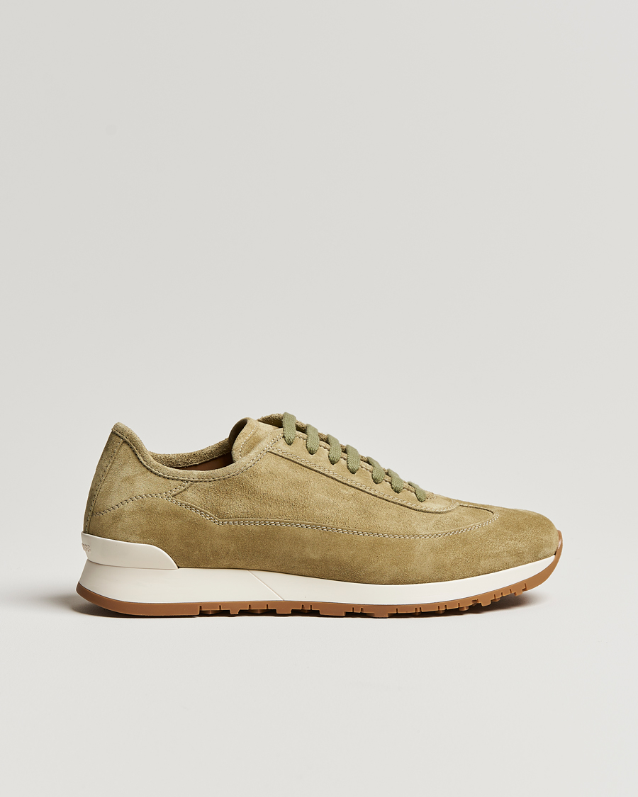 Herr | John Lobb Hurlingham Running Sneakers Moss Suede | John Lobb | Hurlingham Running Sneakers Moss Suede
