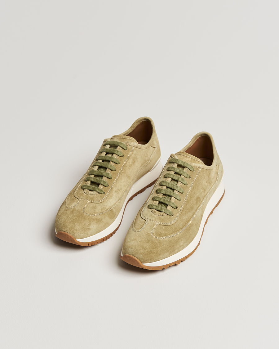 Herr | John Lobb Hurlingham Running Sneakers Moss Suede | John Lobb | Hurlingham Running Sneakers Moss Suede