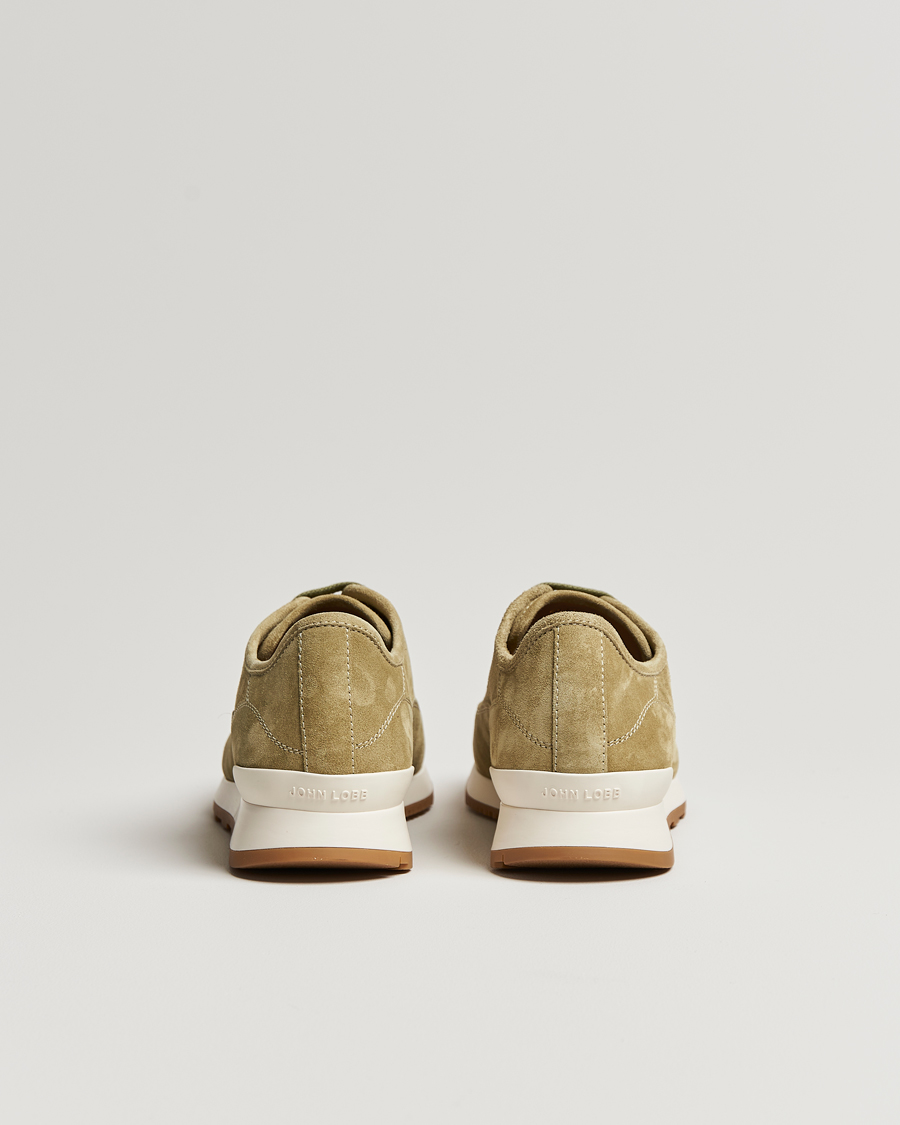 Herr | John Lobb Hurlingham Running Sneakers Moss Suede | John Lobb | Hurlingham Running Sneakers Moss Suede