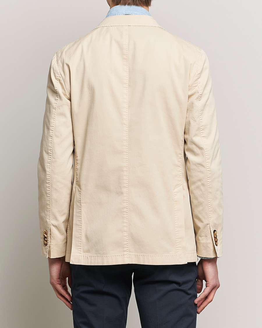 Herr | Kavajer | Boglioli | K Jacket Cotton Stretch Blazer Light Beige