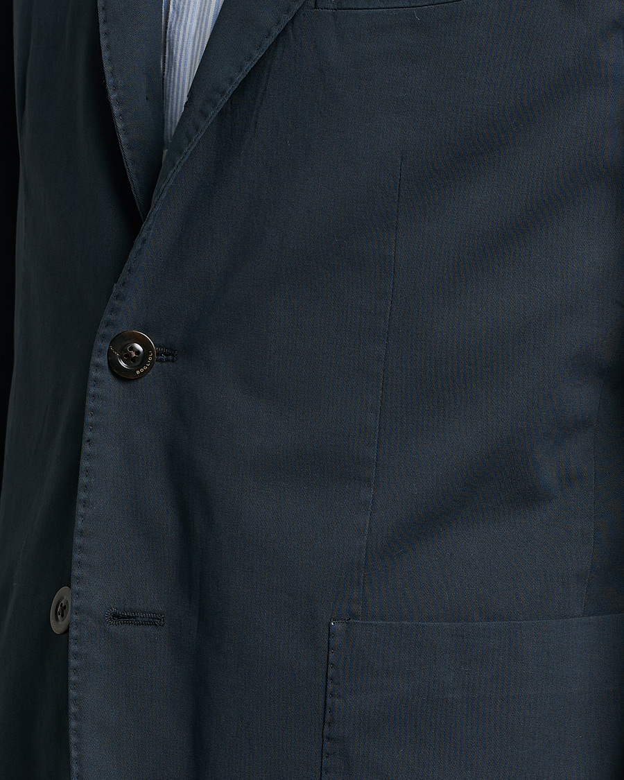 Herr | Kavajer | Boglioli | K Jacket Cotton Stretch Blazer Navy