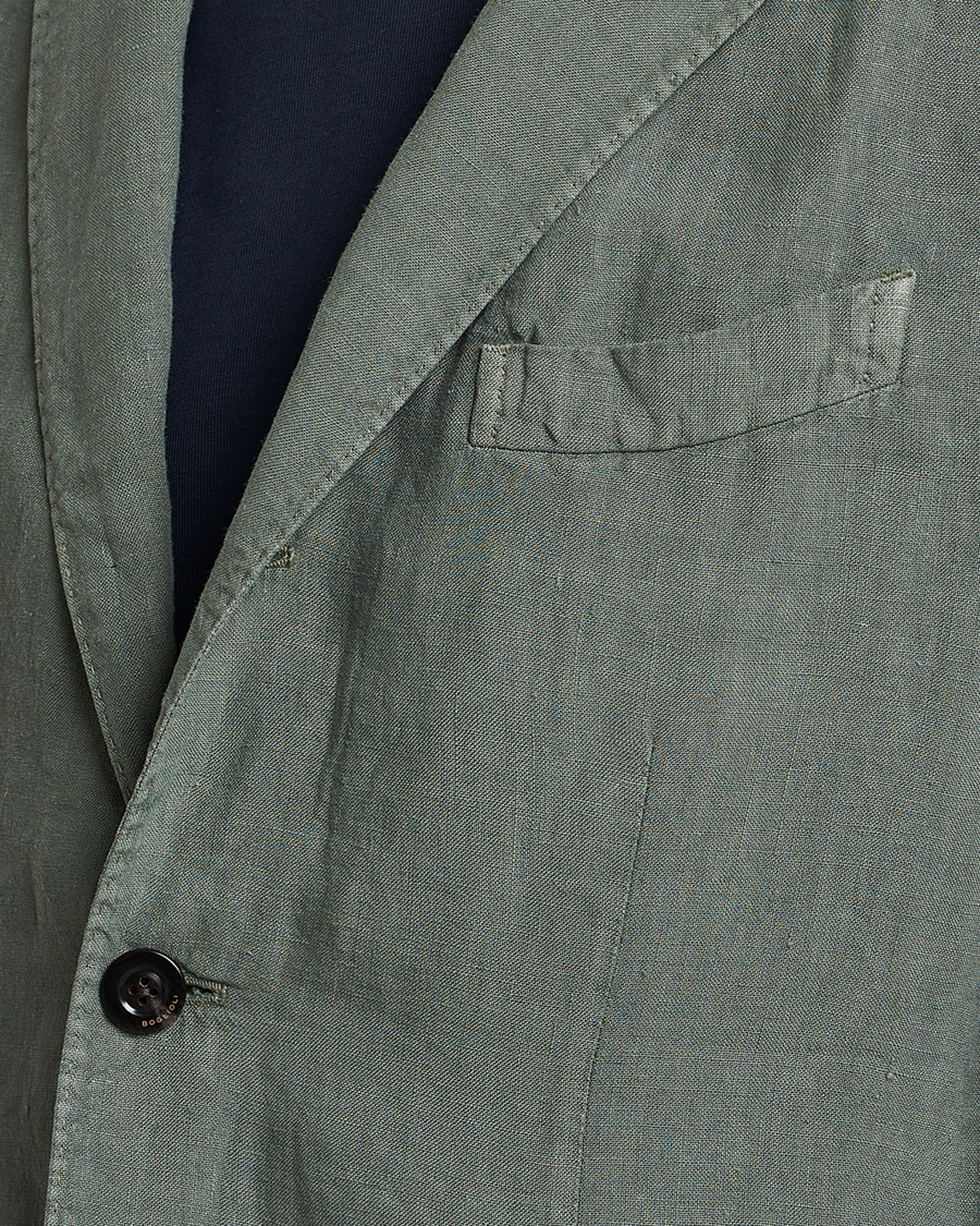 Herr | Kavajer | Boglioli | K Jacket Linen Blazer Sage Green