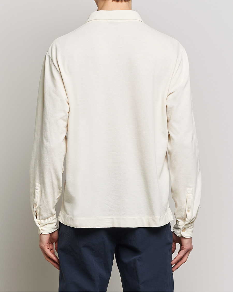 Herr | Tröjor | Boglioli | Long Sleeve Polo Beige