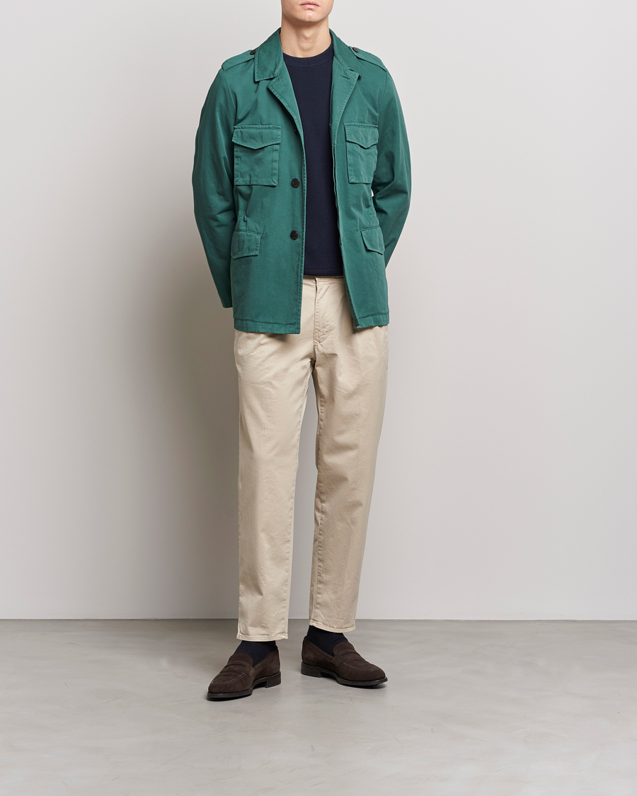 Herr | Jackor | Boglioli | Field Jacket Dark Green