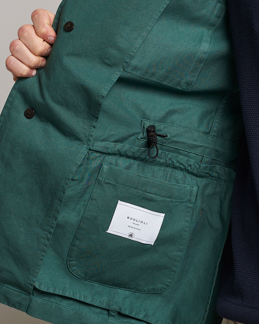 Herr | Jackor | Boglioli | Field Jacket Dark Green