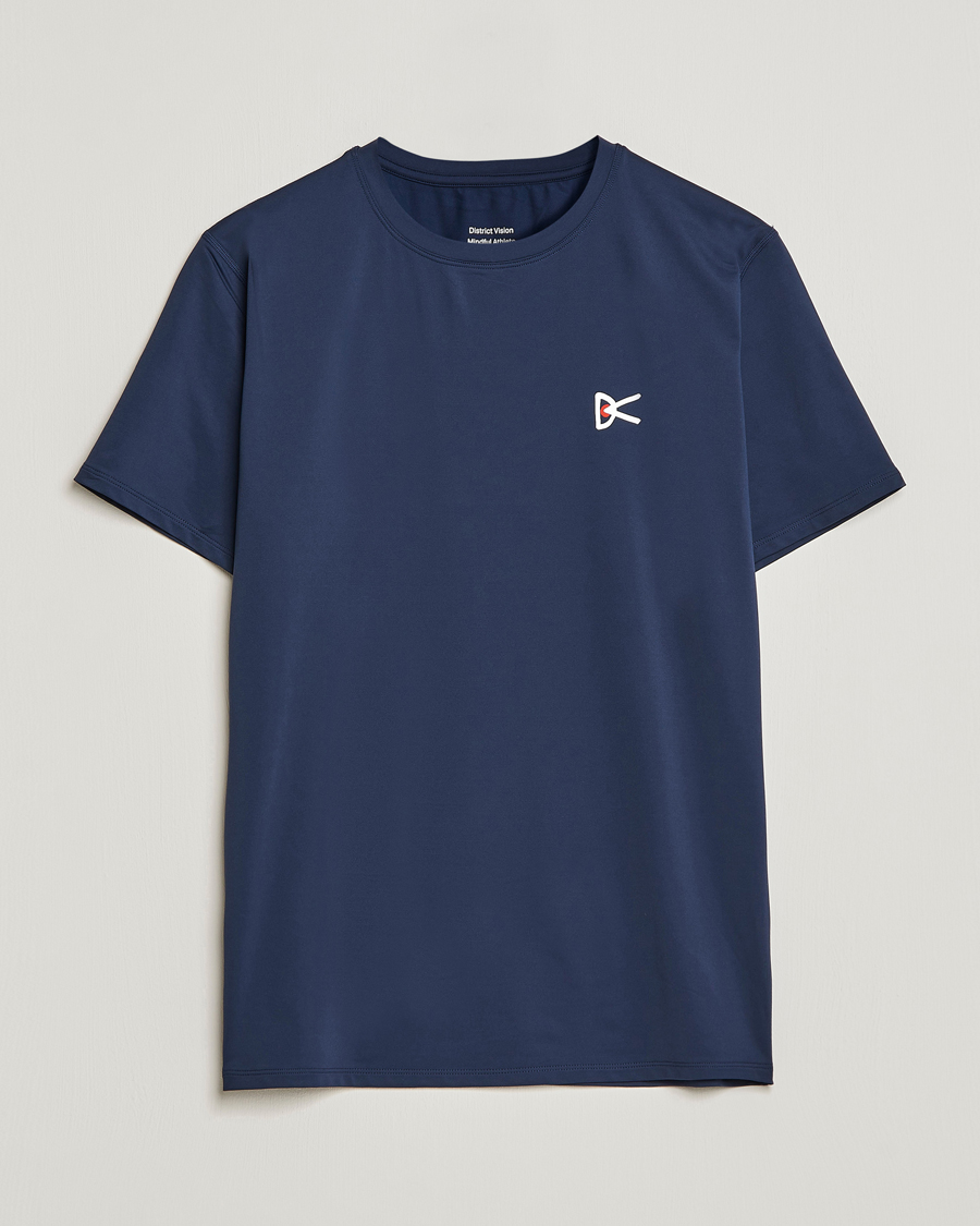 Herr | T-Shirts | District Vision | Deva-Tech Short Sleeve T-Shirt Navy