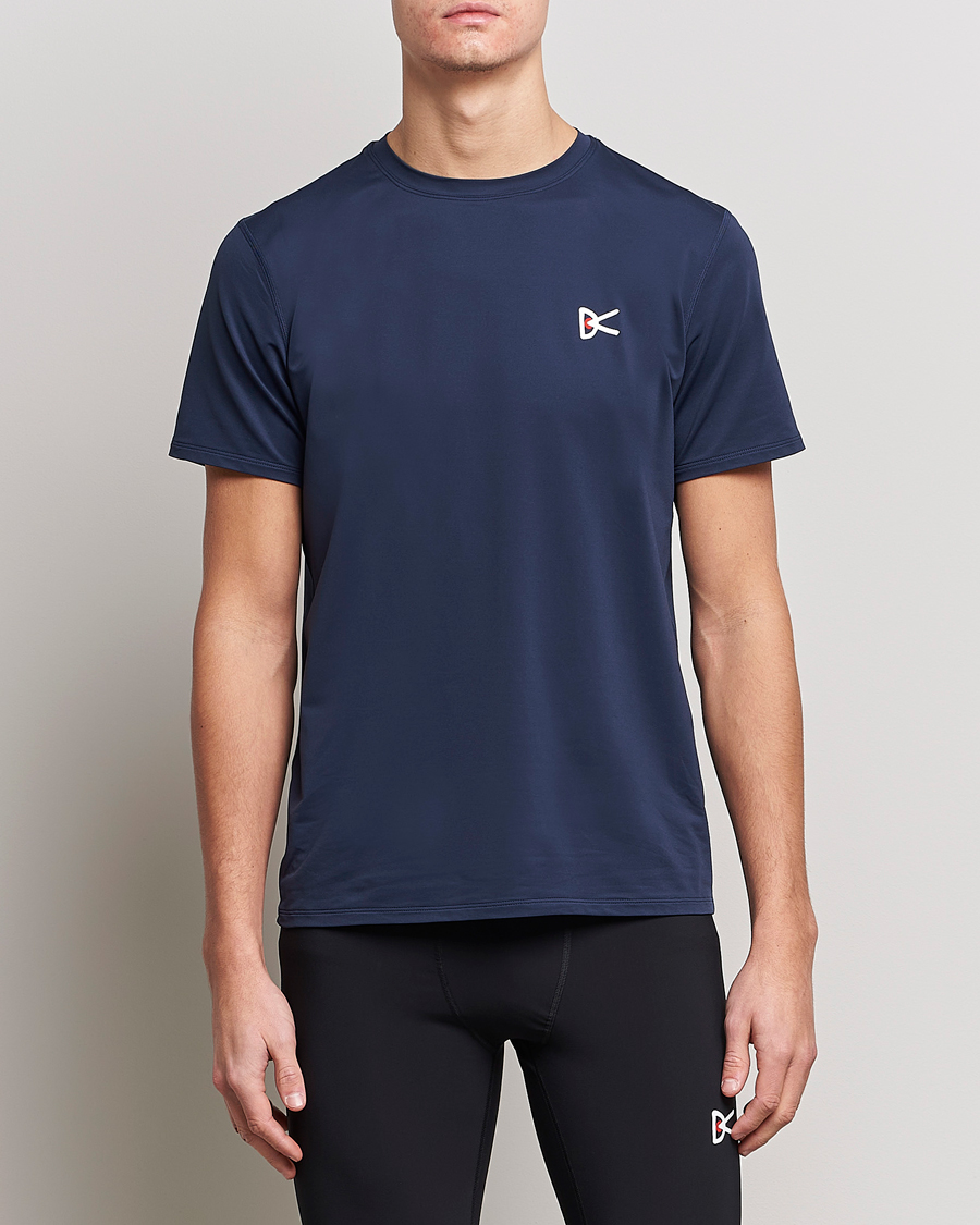 Herr | T-Shirts | District Vision | Deva-Tech Short Sleeve T-Shirt Navy