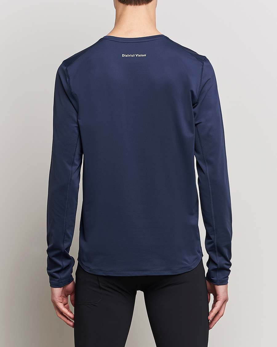 Herr | Running | District Vision | Deva-Tech Long Sleeve T-Shirt Navy