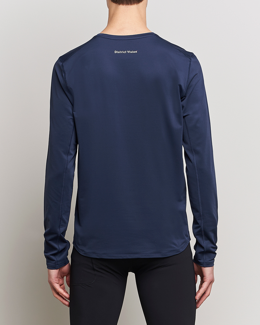 Herr | T-Shirts | District Vision | Deva-Tech Long Sleeve T-Shirt Navy