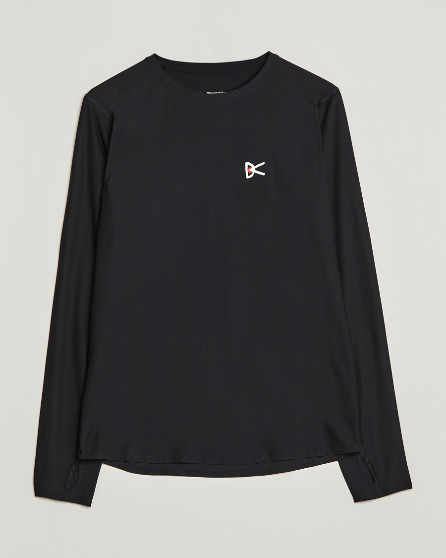 Herr | T-Shirts | District Vision | Aloe-Tech Long Sleeve T-Shirt Black