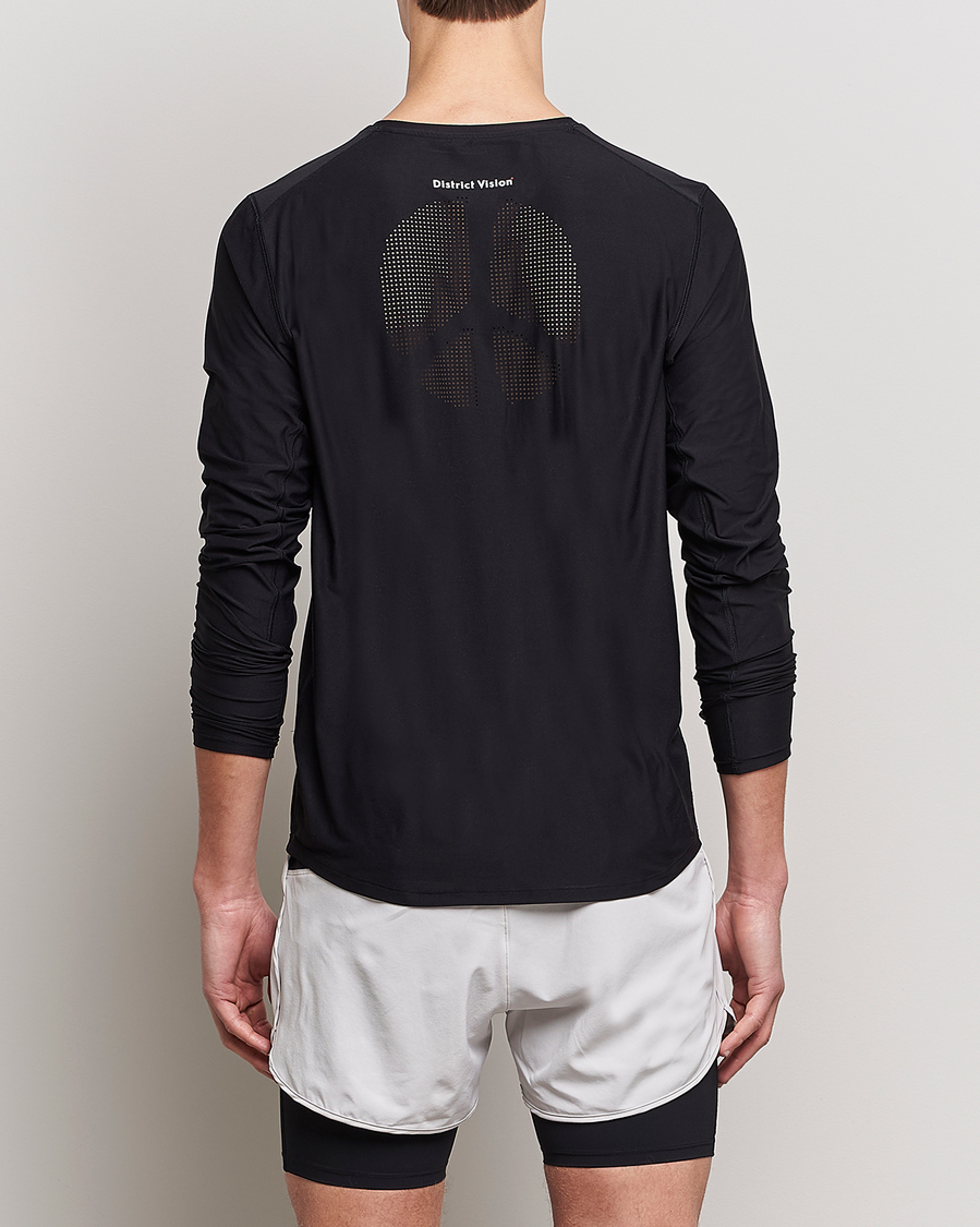 Herr | T-Shirts | District Vision | Aloe-Tech Long Sleeve T-Shirt Black