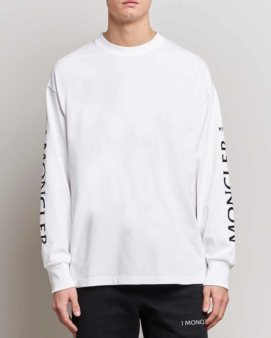 Herr | T-Shirts | Moncler Genius | 4 Moncler Hyke Long Sleeve T-Shirt White