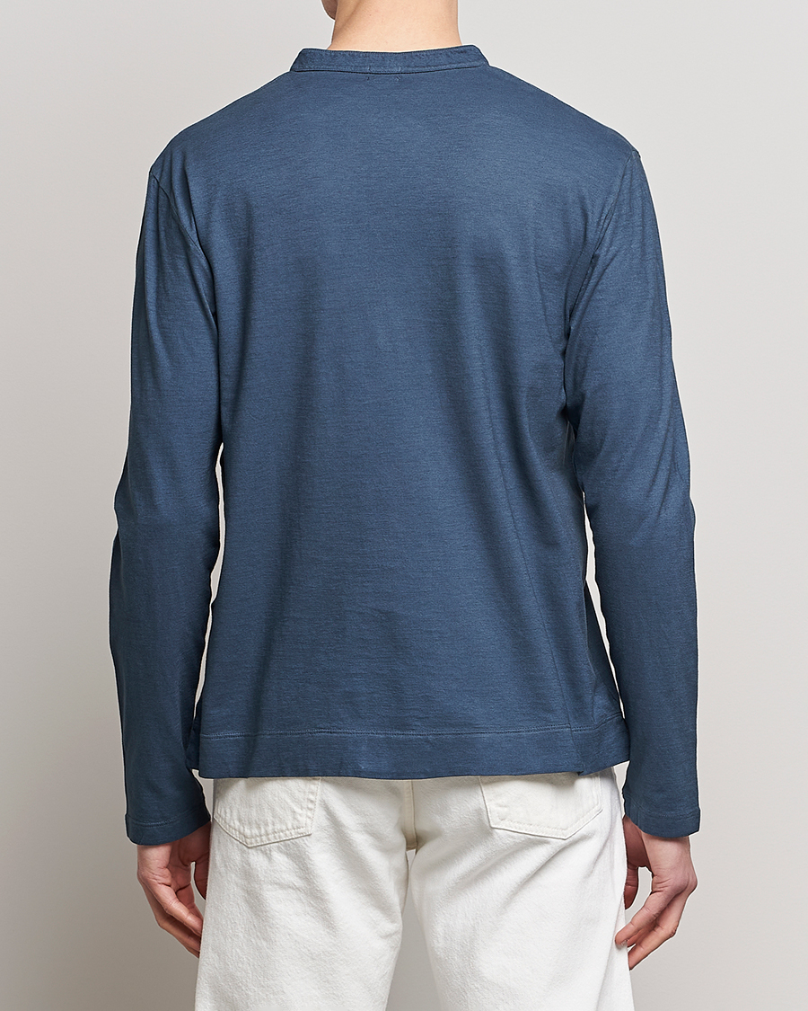 Herr | Tröjor | Massimo Alba | Hawai Watercolor Henley Moon Rock