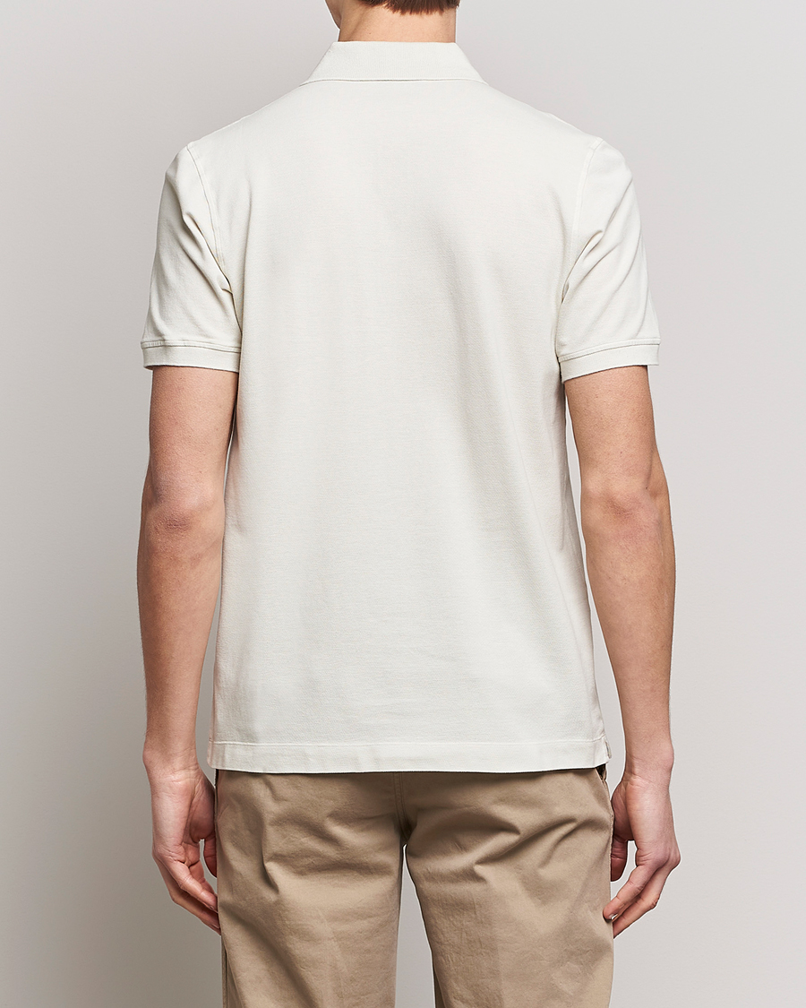 Herr | Pikéer | Piacenza Cashmere | Portofino Short Sleeve Polo Off White
