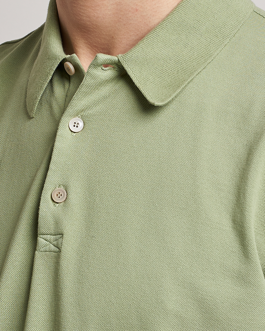 Herr | Pikéer | Piacenza Cashmere | Portofino Short Sleeve Polo Mint