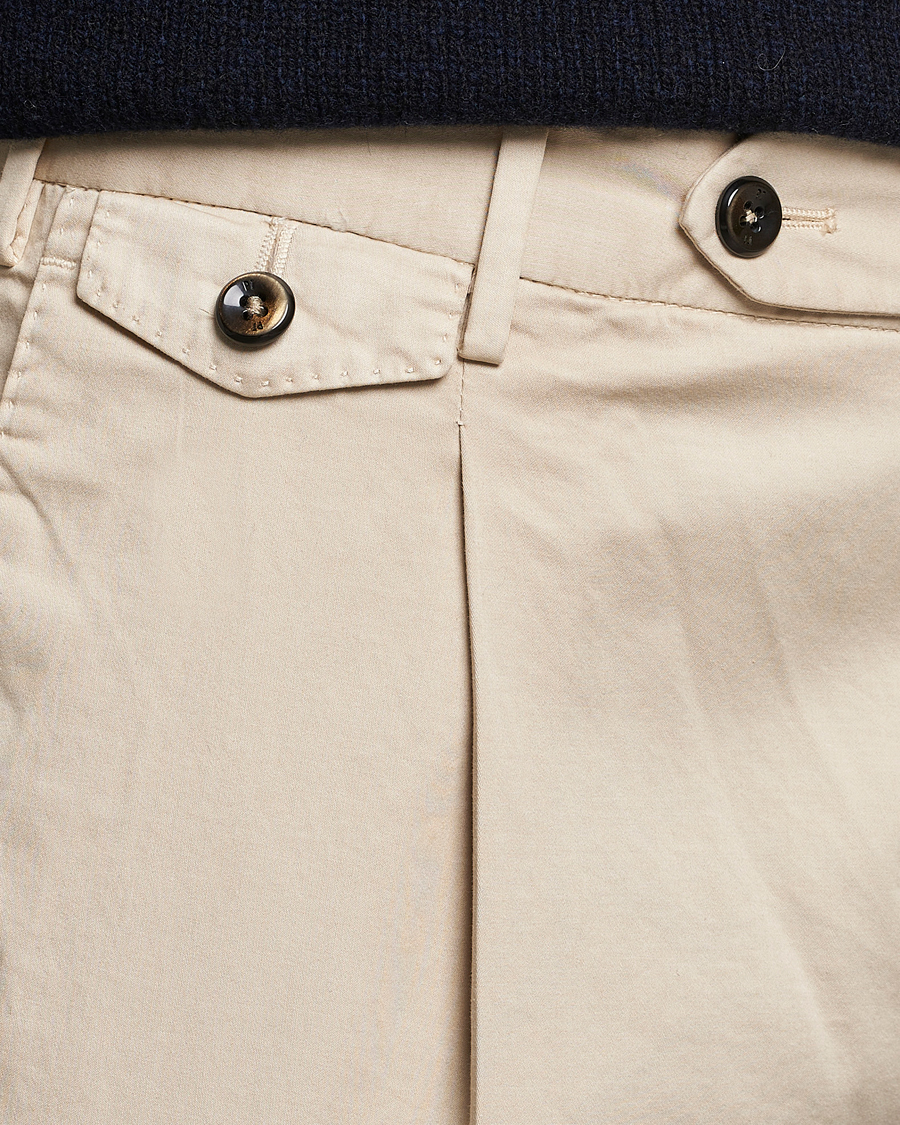 Herr | Byxor | PT01 | Gentleman Fit Cotton Stretch Chinos Light Beige