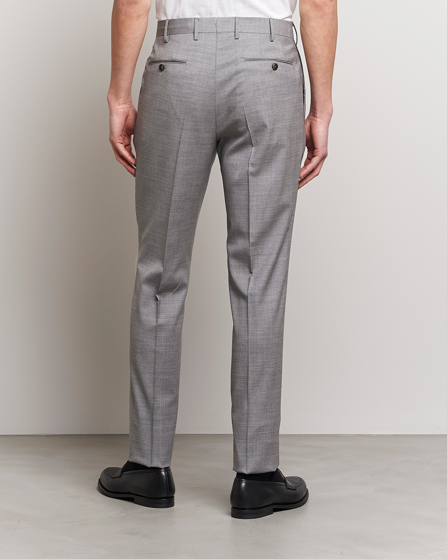 Herr | Byxor | PT01 | Gentleman Fit Wool Trousers Light Grey