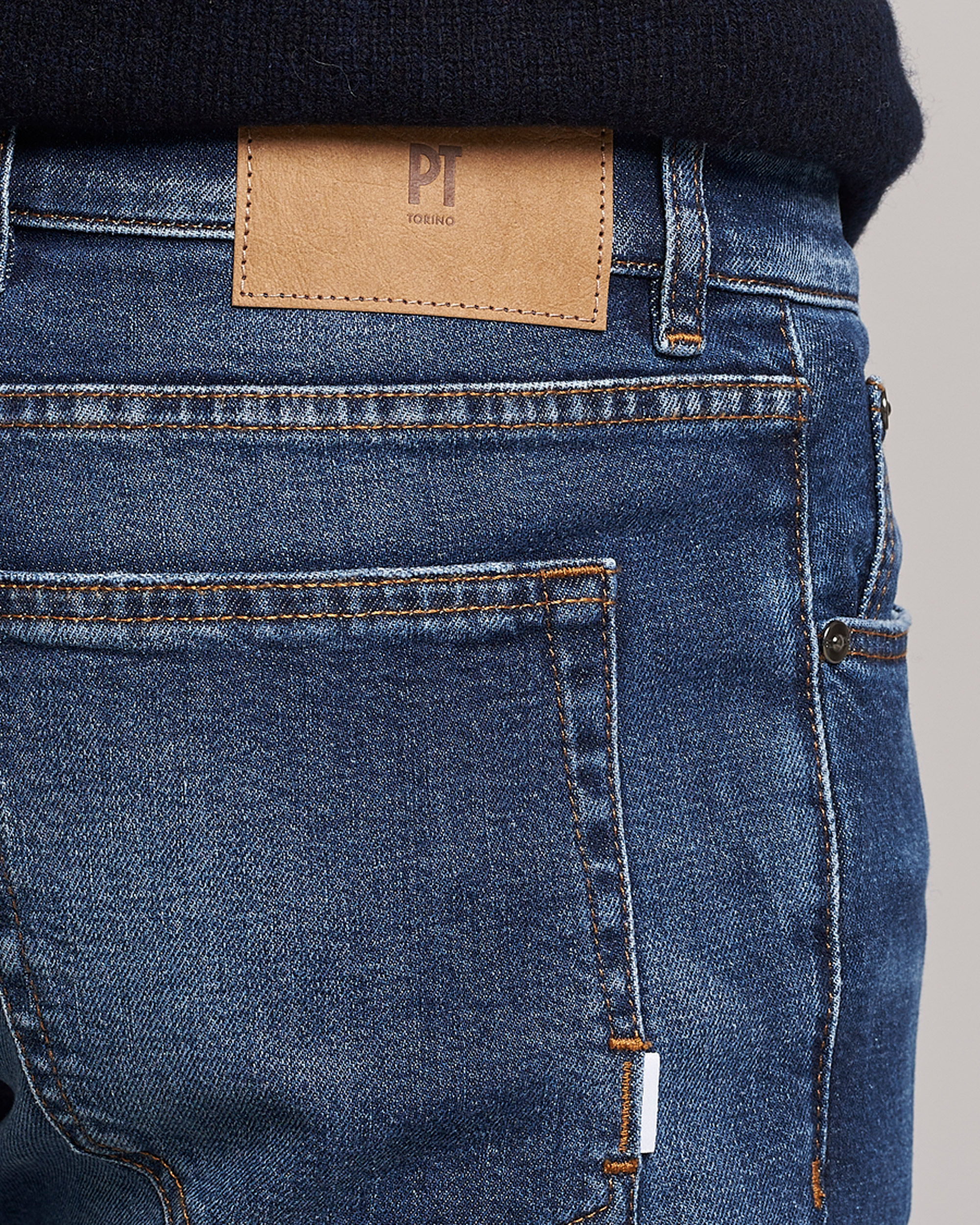 Herr | Jeans | PT01 | Slim Fit Stretch Jeans Blue Wash