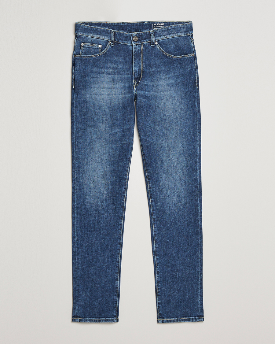 Herr | Jeans | PT01 | Slim Fit Stretch Jeans Medium Blue Wash
