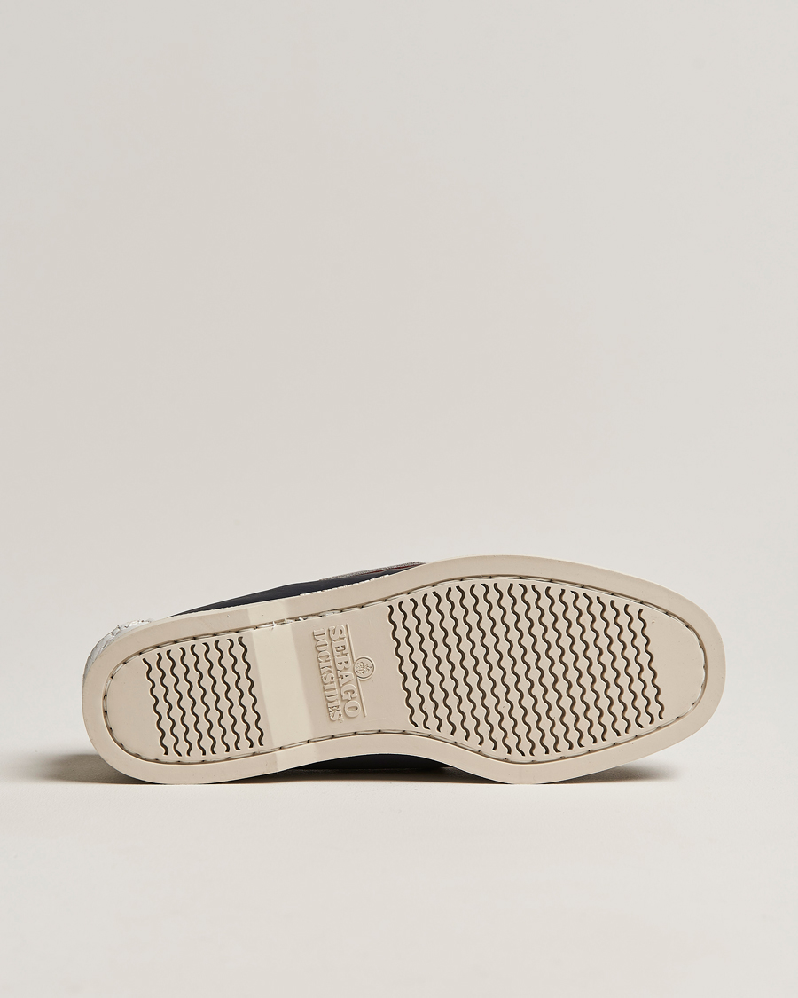 Herr | Sebago Portland Spinnaker Shoe Blue/Red/White | Sebago | Portland Spinnaker Shoe Blue/Red/White