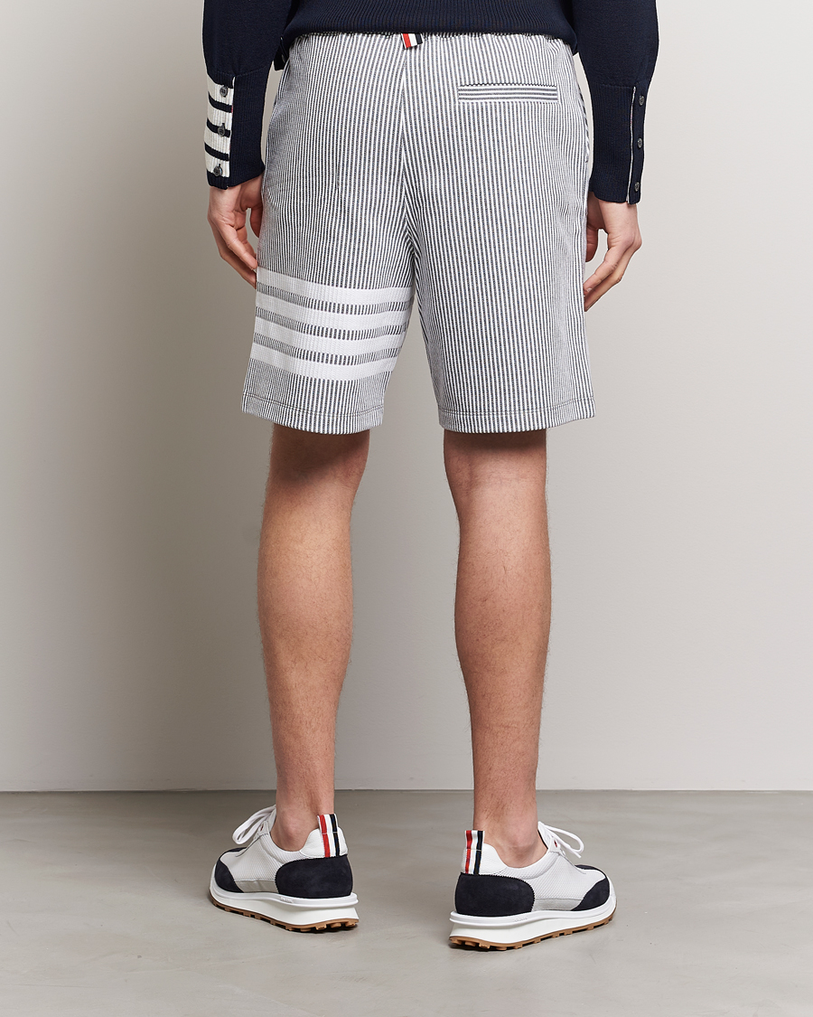 Herr | Shorts | Thom Browne | Seersucker Loopback Shorts Light Grey