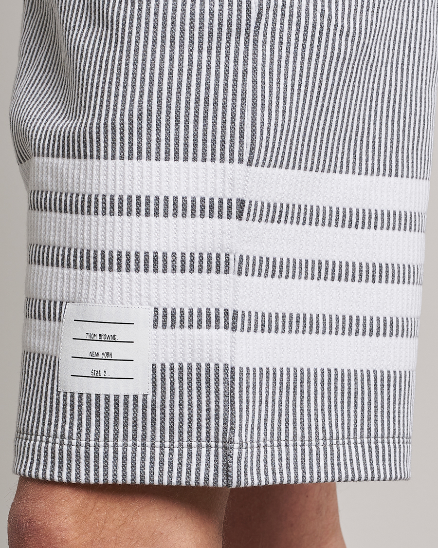 Herr | Shorts | Thom Browne | Seersucker Loopback Shorts Light Grey