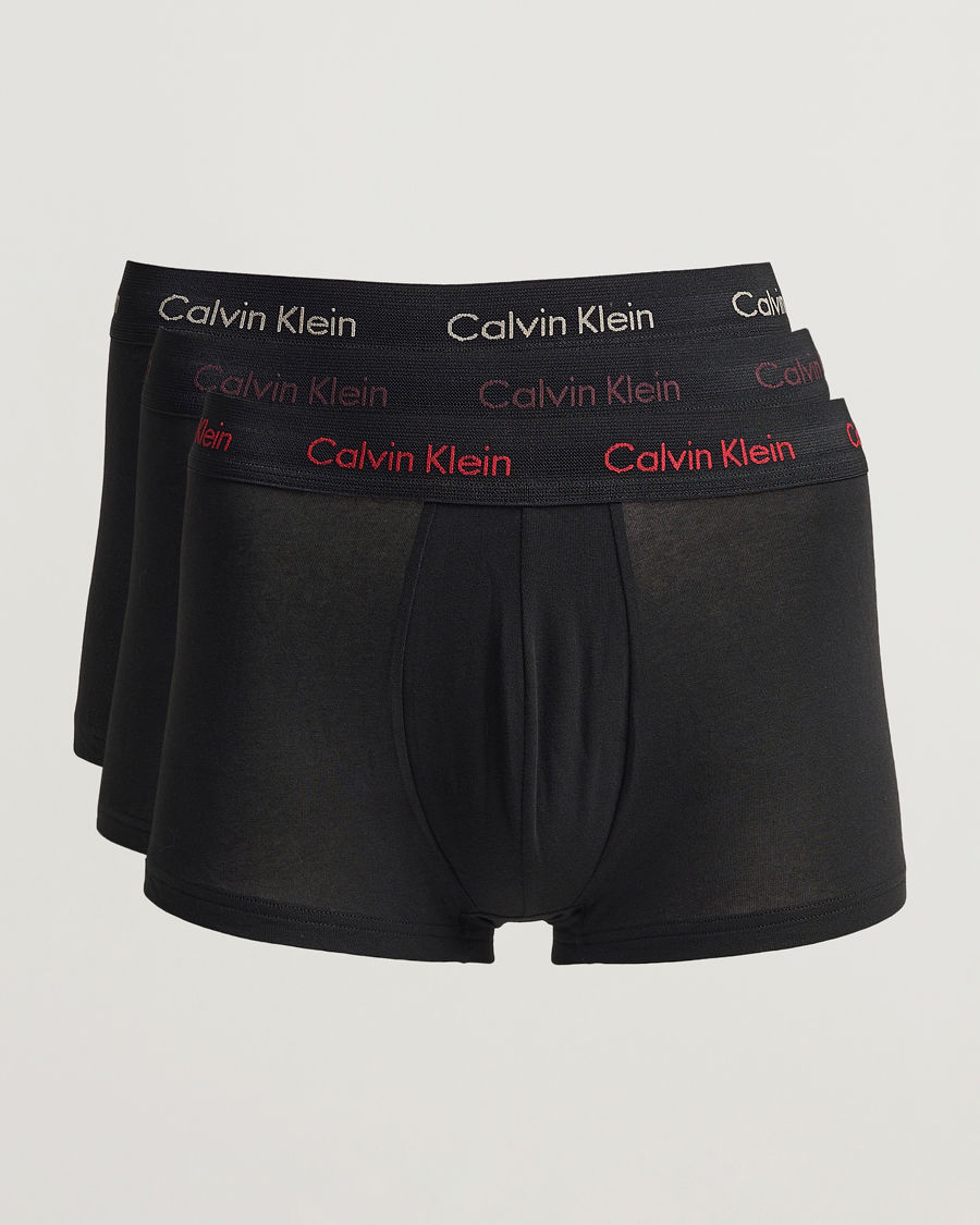 Herr | Underkläder | Calvin Klein | Cotton Stretch Trunk 3-Pack Black