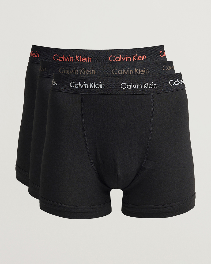 Herr | Underkläder | Calvin Klein | Cotton Stretch Trunk 3-Pack Black