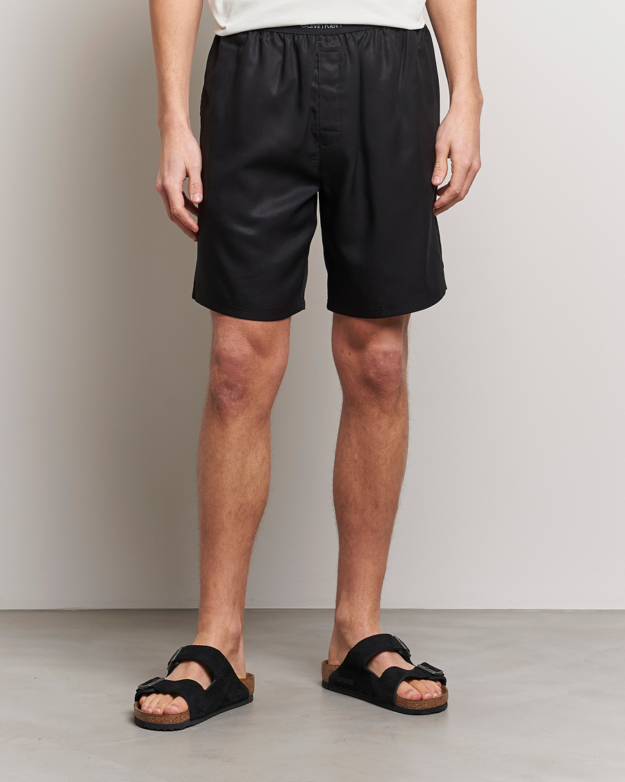 Herr | Mjukisshorts | Calvin Klein | Lyocell Loungewear Shorts Black