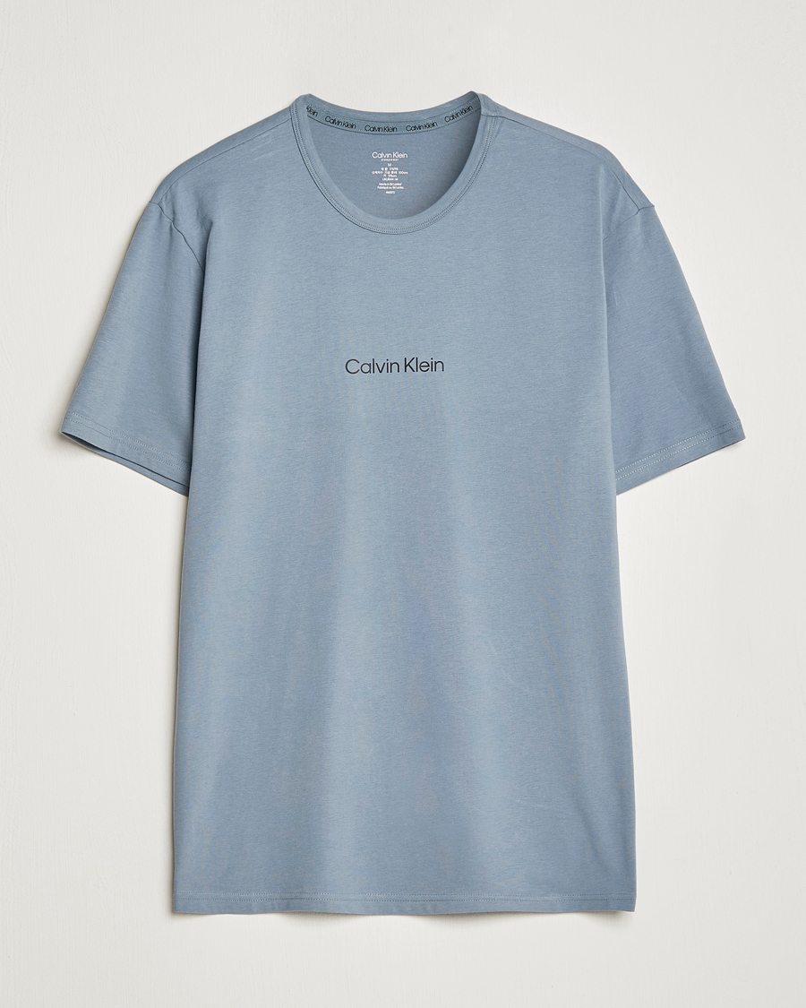 Herr | T-Shirts | Calvin Klein | Logo Crew Neck Loungewear T-Shirt Beloved Blue
