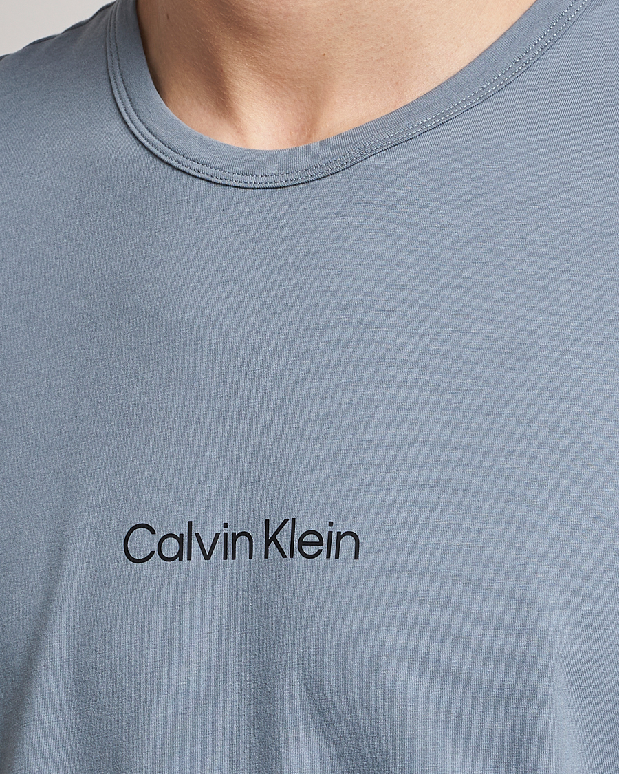 Herr | T-Shirts | Calvin Klein | Logo Crew Neck Loungewear T-Shirt Beloved Blue
