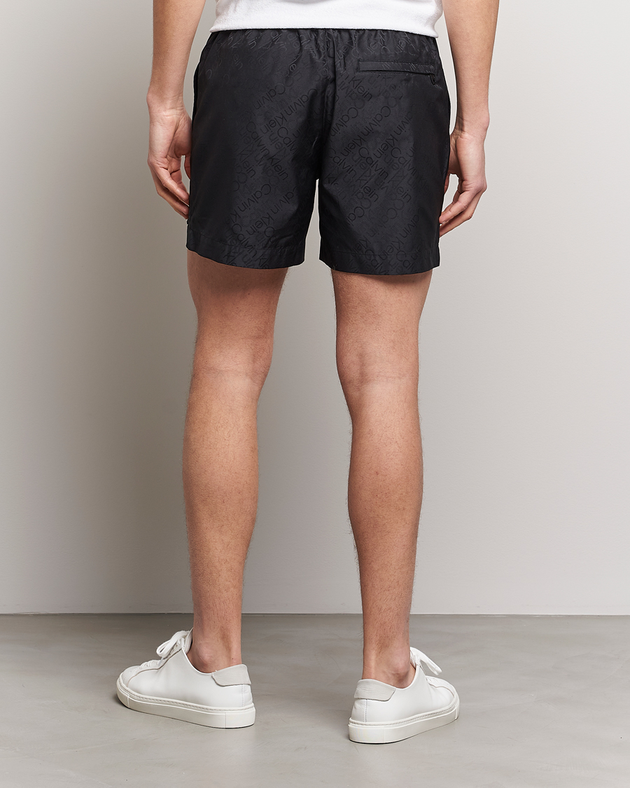 Herr | Badbyxor | Calvin Klein | Tailored Monogram Swimshorts Black