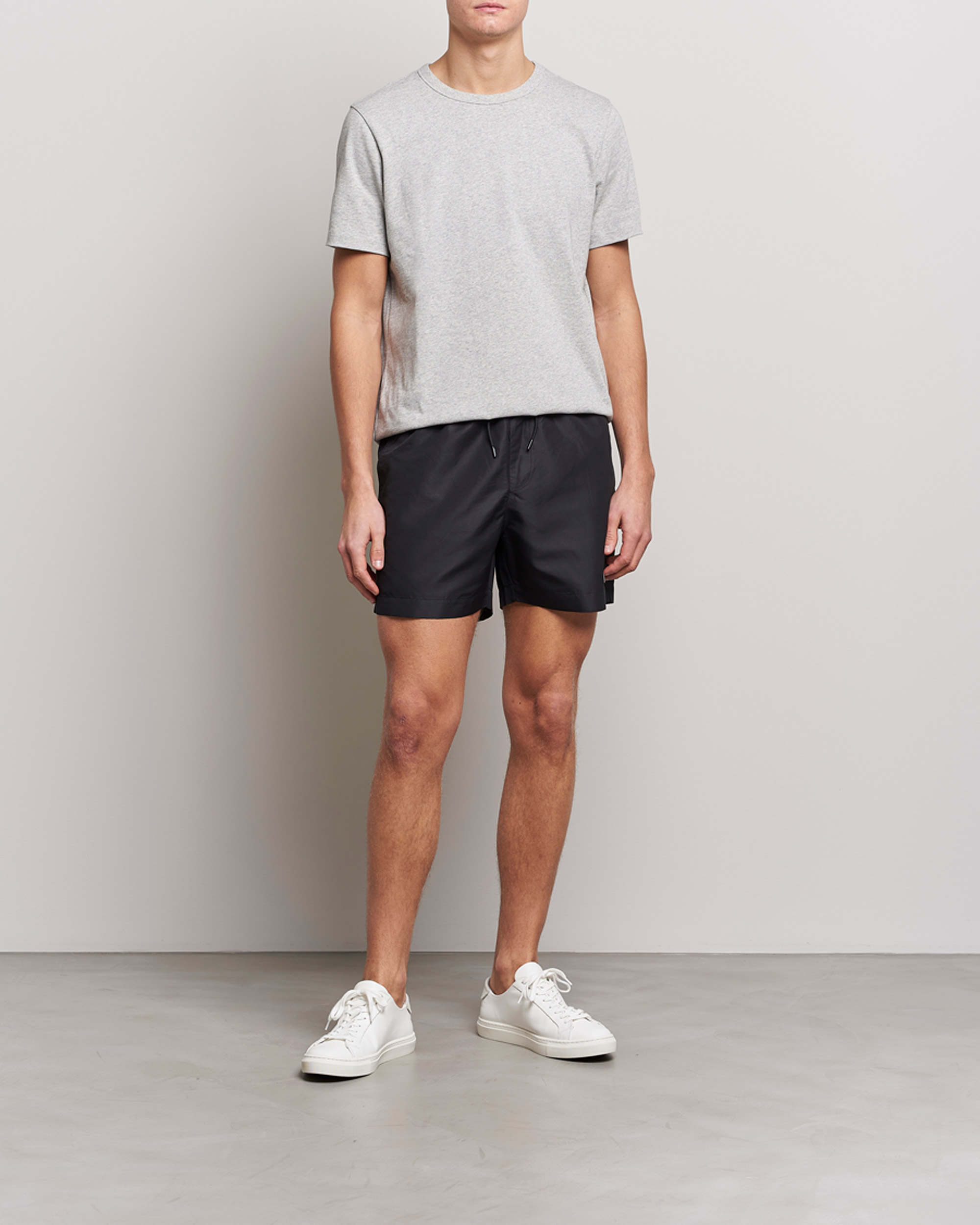 Herr | Badbyxor | Calvin Klein | Logo Drawstring Swimshorts Black