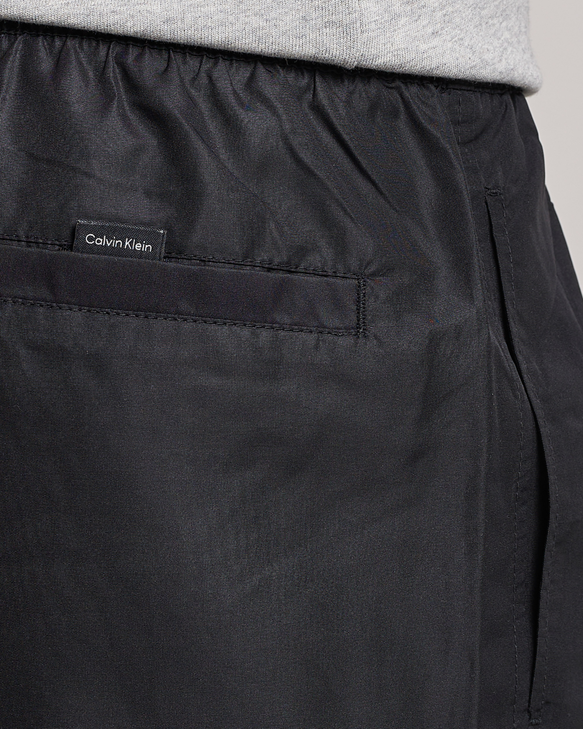 Herr | Badbyxor | Calvin Klein | Logo Drawstring Swimshorts Black