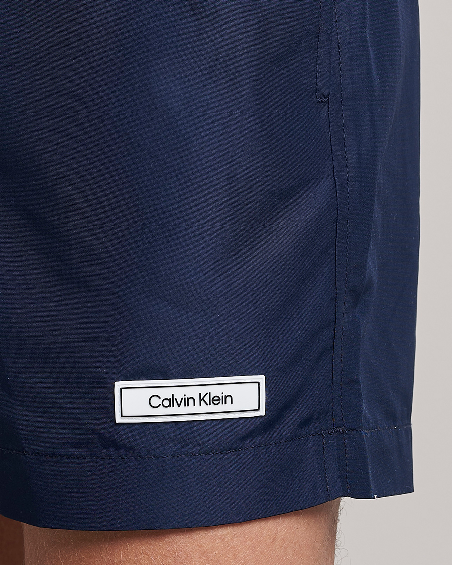 Herr | Badbyxor | Calvin Klein | Logo Drawstring Swimshorts Navy Iris