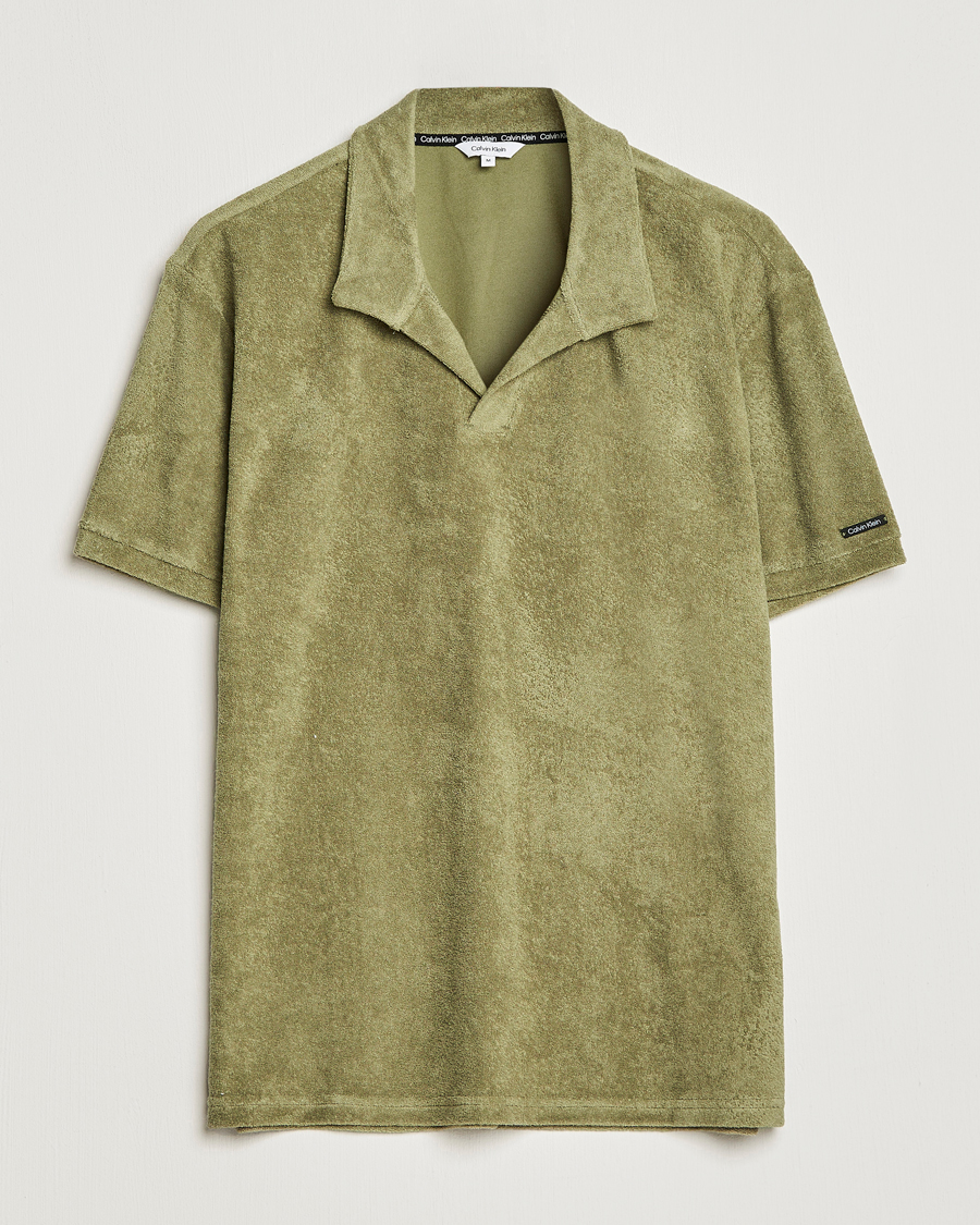 Herr | Pikéer | Calvin Klein | Terry Polo Delta Green