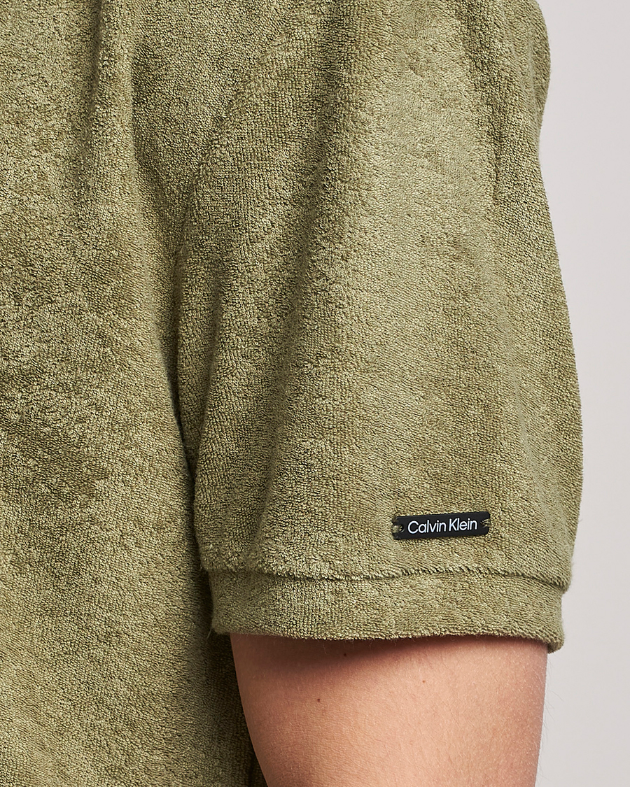 Herr | Pikéer | Calvin Klein | Terry Polo Delta Green