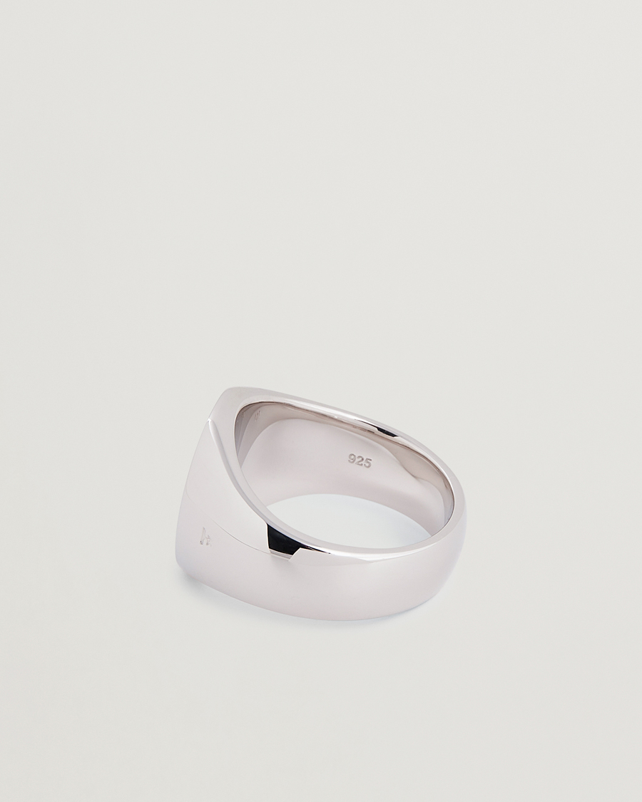 Herr | Smycken | Tom Wood | Oval Polished Ring Silver