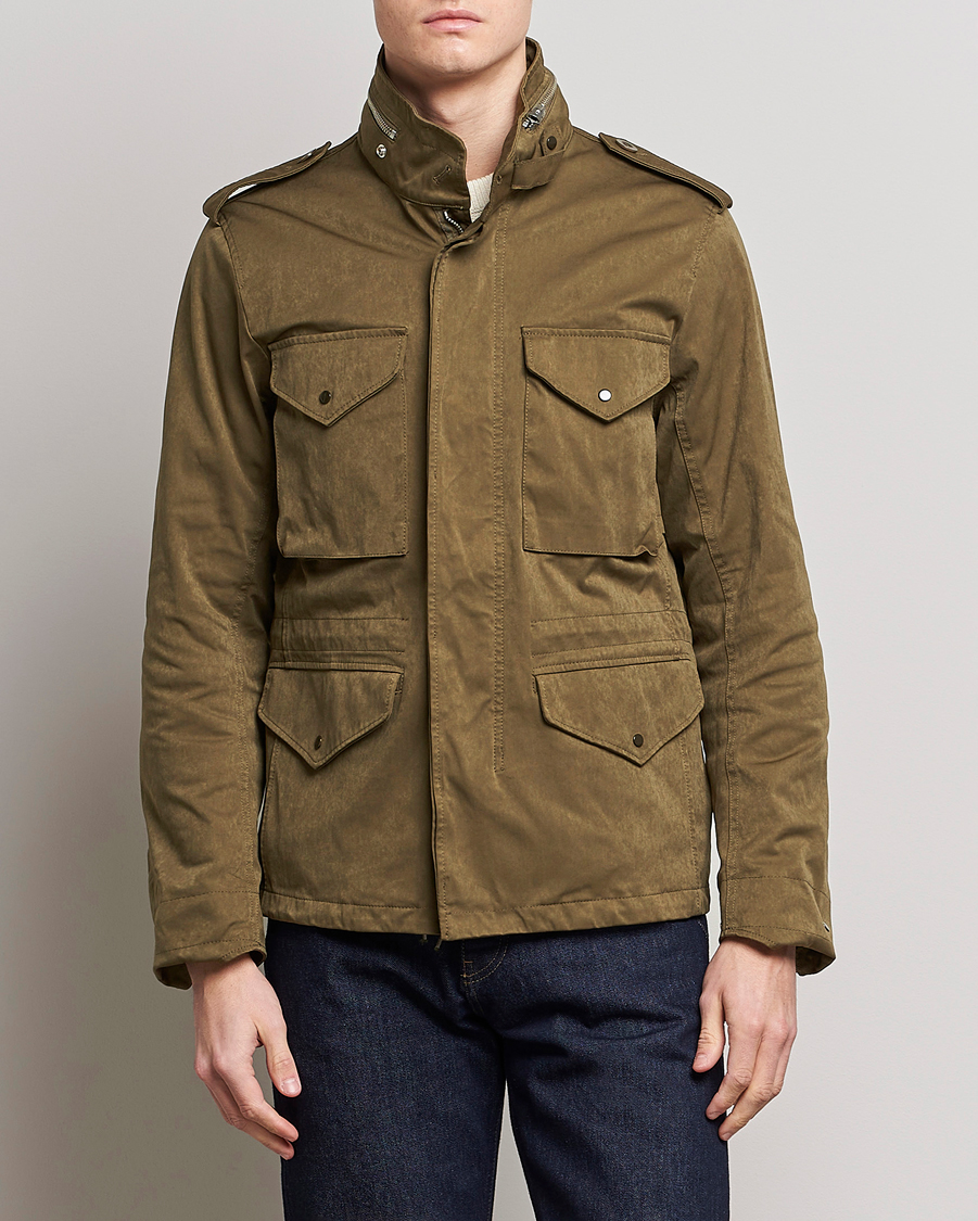 Herr | Field jackets | Ten c | 9 oz OJJ Piece Dyed Short Field Jacket  Olive
